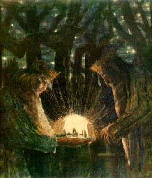 Painting by M.K. Ciurlionis: Click on this image