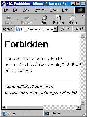 Error 403 - Forbidden.